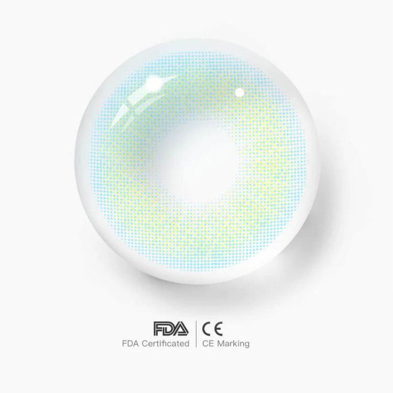 【𝘾𝙡𝙚𝙖𝙧𝙖𝙣𝙘𝙚 𝙨𝙖𝙡𝙚】Polar Lights Blue Colored Contact Lenses Prescription