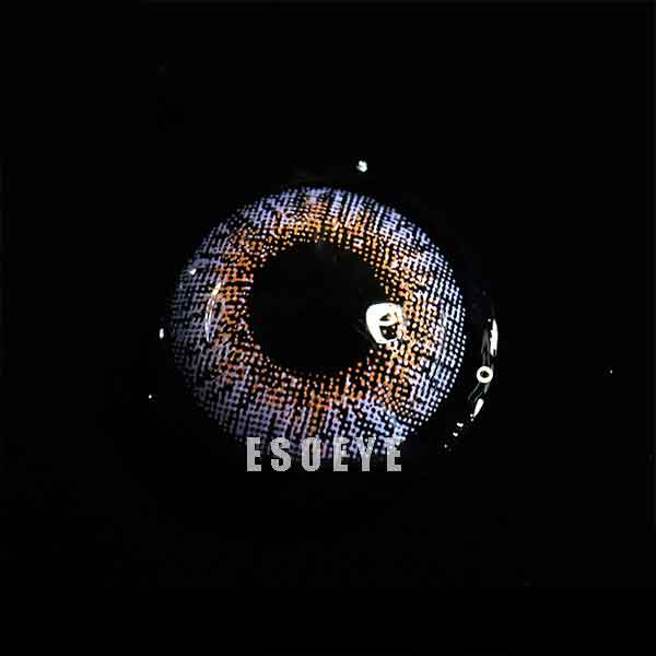 3Tone Purple Colored Contact Lenses Yearly Esoeye