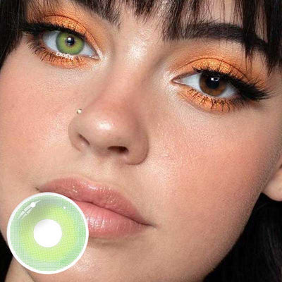 Pixie Green Colored Contact Lenses Prescription Yearly