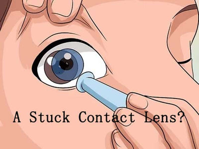How to Handle a Stuck Contact Lens?