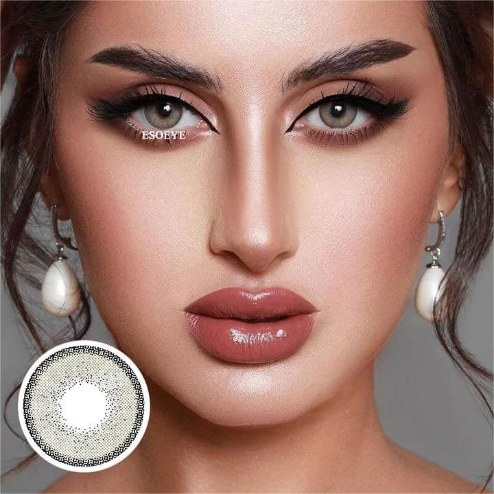 CINNAMON Colored Contact Lenses Yearly Prescription Esoeye