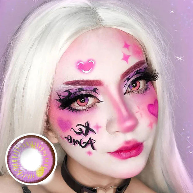 Purple Cosplay Contacts – Esoeye