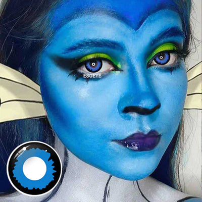 Blue Elf Halloween Contact Lenses Yearly