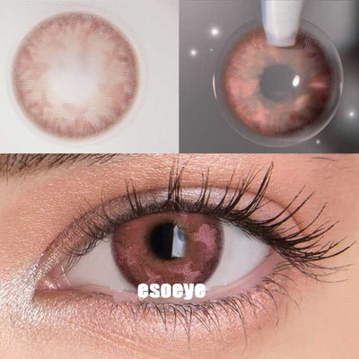 Butterfly Fairy Pink Colored Contact Lenses Yearly