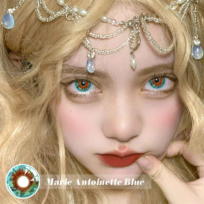 Marie Antoinette Blue Colored Contact Lenses Yearly