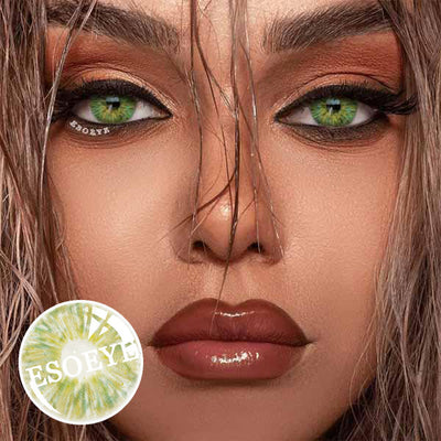 Monet Green Colored Contact Lenses Yearly
