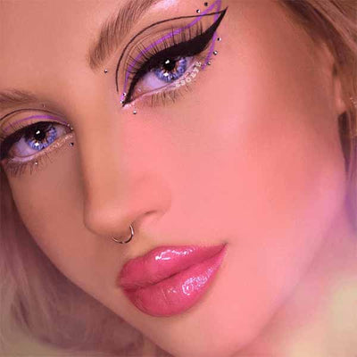 Monet Purple Colored Contact Lenses Yearly
