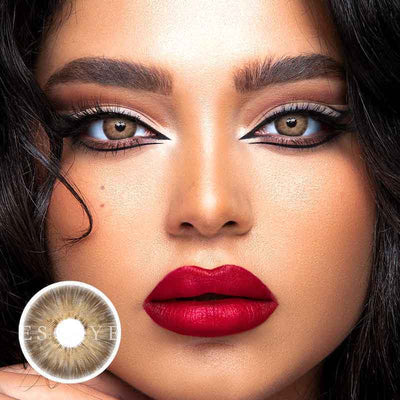 Pattaya Sahara Brown  Colored Contact Lenses Yearly