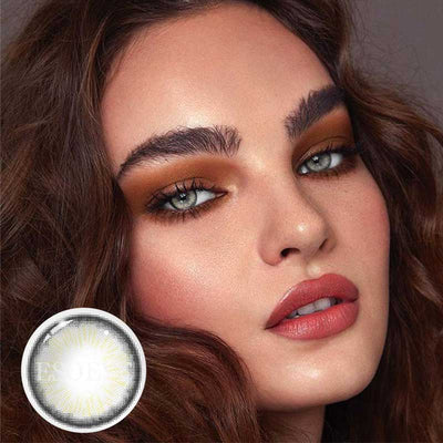 Radiant Gray Colored Contact Lenses Yearly