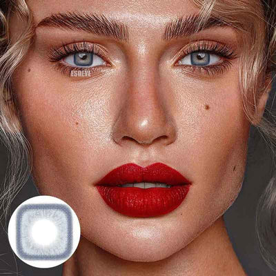 Square Pant Blue Colored Contact Lenses Yearly
